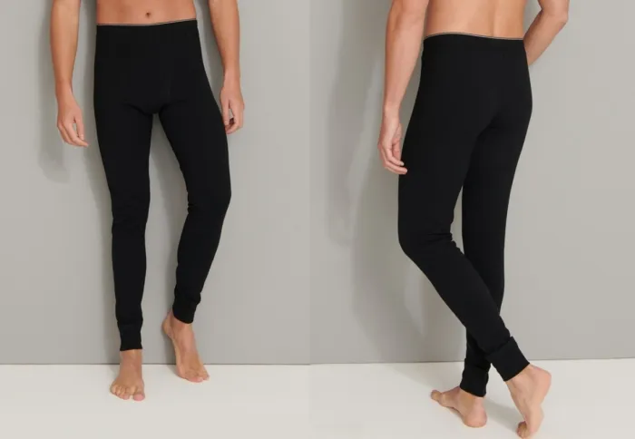 Lange Herren Unterhose SCHIESSER 95/5 - schwarz Lange Herren Unterhose SCHIESSER 95/5 - schwarz
