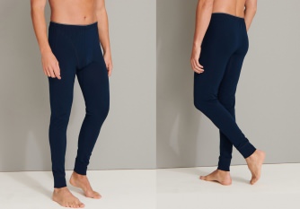 Men's Long Johns SCHIESSER 95/5 - dark blue
