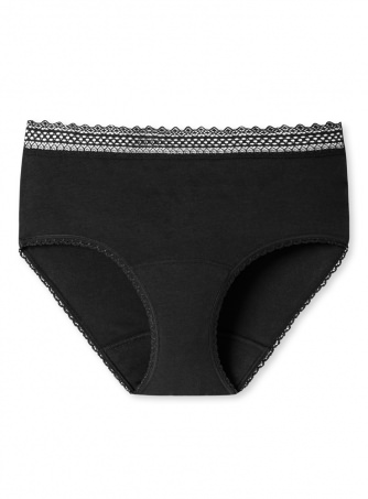 2-Pack Women's menstruation Boyshorts SCHIESSER Secret Care - black