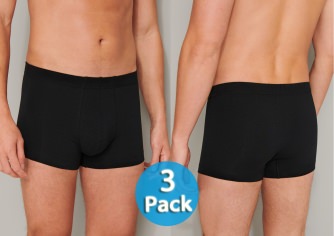 3-Pack of Men's Boxer Briefs SCHIESSER 95/5 - black