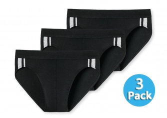 3-Pack of Men's Rio Briefs SCHIESSER 95/5 - black