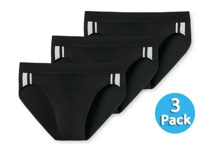 3er Pack Herren Rio-Slip SCHIESSER 95/5 - schwarz 3er Pack Herren Rio-Slip SCHIESSER 95/5 - schwarz