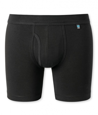 SCHIESSER Cyclist Shorts Long Life Cotton - schwarz