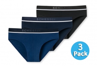 3-Pack of Men's Rio Briefs SCHIESSER 95/5 - multicolor 4