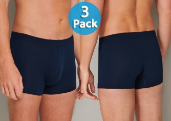 3-Pack of Men's Boxer Briefs SCHIESSER 95/5 - dark blue