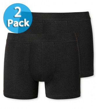 2er Pack Jungen Shorts Schiesser 95/5 - schwarz