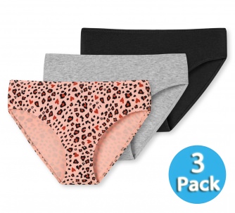 3er Pack Mdchen Slips Schiesser 95/5 - multicolor