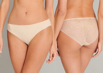 Damenslip Schiesser Invisible Lace - sand