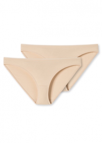 2-Pack Women's Mini Brief Schiesser 95/5 - sand