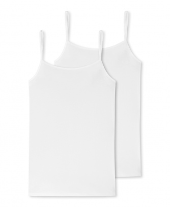2-Pack Women's Top Vest Schiesser 95/5 - white