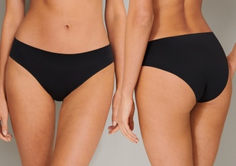 Women's Brief Seamless SCHIESSER Invisible Light - black