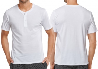 Men's T-shirt 1/2 Schiesser Mix & Relax - white