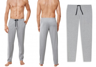 Schiesser Herren Loungehose Lang Mix & Relax - grau-meliert