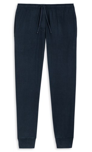 Schiesser Men's Sweatpants Mix & Relax - dark blue
