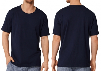 Men's T-shirt Schiesser Mix & Relax - dark blue