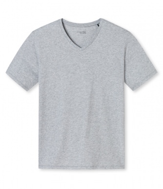 Herren T-Shirt SCHIESSER Mix & Relax - grau-meliert