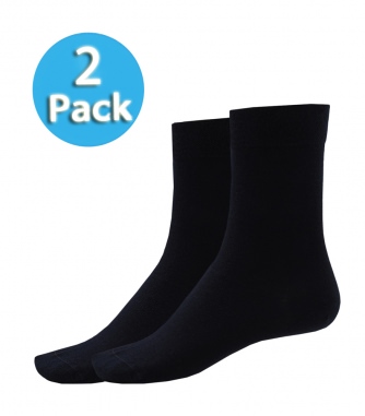 2-Pack Women's Socks SCHIESSER Long Life Cool - midnight blue