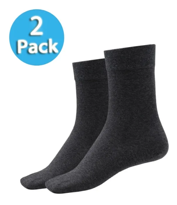 2er Pack Damensocken SCHIESSER Long Life Cool - anthrazit meliert 2er Pack Damensocken SCHIESSER Long Life Cool - anthrazit meliert