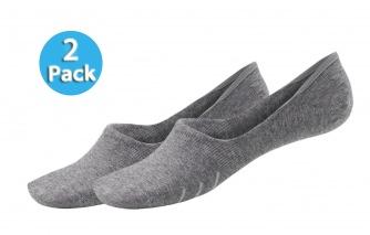 2er Pack Inshoe Herrensocken SCHIESSER Long Life Cool - silbergrau meliert