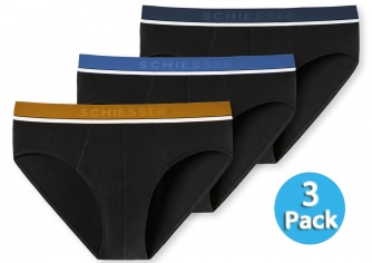 3-Pack of Men's Rio Briefs SCHIESSER 95/5 - multicolor 7