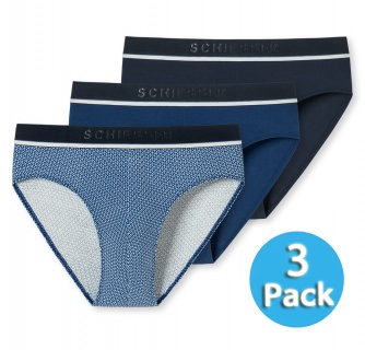 3er Pack Herren Rio-Slips SCHIESSER 95/5 - mehrfarbig