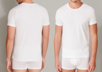 SCHIESSER Shirt 1/2 Long Life Soft - wei