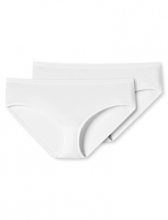 2-Pack Women's Hipster Brief SCHIESSER 95/5 - white