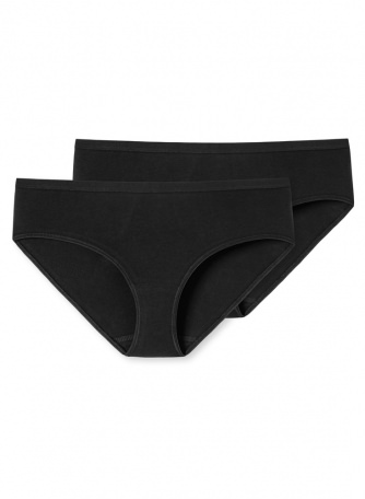 2-Pack Women's Hipster Brief SCHIESSER 95/5 - black