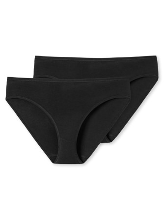 2-Pack Women's Tai-Slip Brief SCHIESSER 95/5 - black