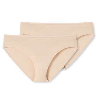 2-Pack Women's Tai-Slip Brief SCHIESSER 95/5 - sand