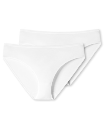 2-Pack Women's Tai-Slip Brief SCHIESSER 95/5 - white
