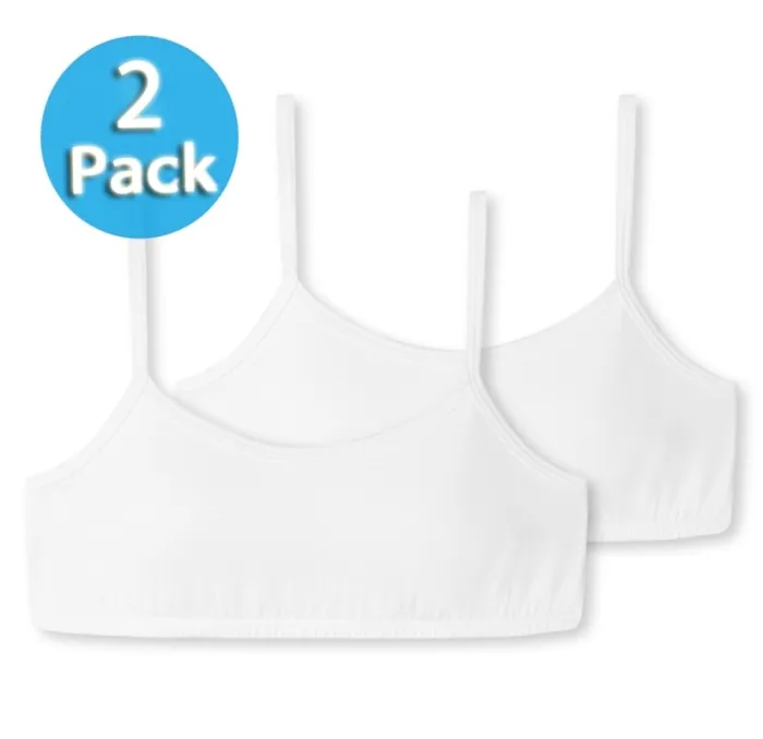 2er Pack Mädchen Bustiers SCHIESSER 95/5 - weiß 2er Pack Mädchen Bustiers SCHIESSER 95/5 - weiß