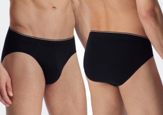 SCHIESSER 95/5 Men's Supermini Briefs - black