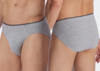 SCHIESSER 95/5 Men's Supermini Briefs - grey