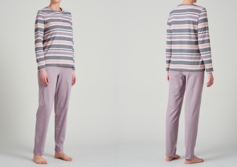 Women's Long Pyjama SCHIESSER Sportive Stripes