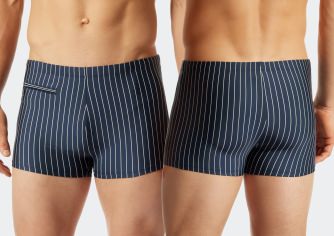 SCHIESSER Men's Swim Trunks Nautical Casual - admiral