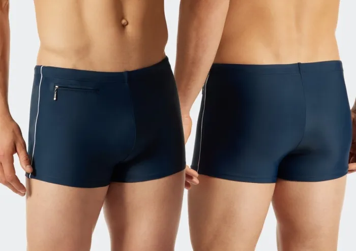 SCHIESSER Men's Swimming Trunks Nautical Casual - admiral