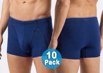 10-PACK Men's Boxer Briefs SCHIESSER 95/5 - royal blue