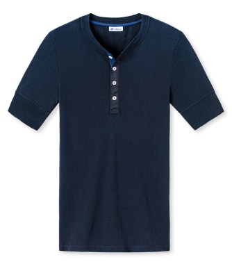 Men's T-Shirt 1/2 SCHIESSER REVIVAL Karl-Heinz - dark blue