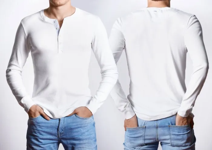 Männer Shirt Langarm SCHIESSER REVIVAL Karl-Heinz - weiß