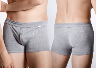 Men's Boxer Briefs SCHIESSER REVIVAL Karl-Heinz - grey mottled