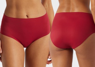 Women's maxi brief Schiesser Invisible Soft - bordeaux