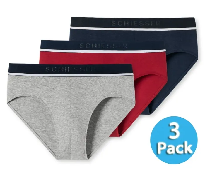 3er Pack Männer Rio-Slips SCHIESSER 95/5 - multicolor 4 3er Pack Männer Rio-Slips SCHIESSER 95/5 - multicolor 4
