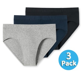 3-Pack Men's Supermini Brief SCHIESSER 95/5 -multicolor