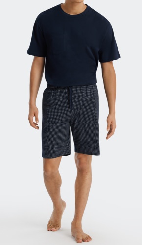 SCHIESSER Pyjama 1/2 Ebony - blue