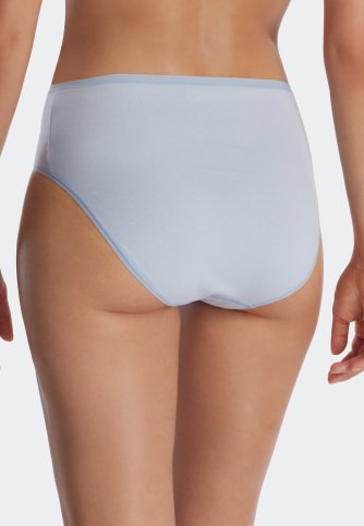 3-pack Ladies' Briefs SCHIESSER 95/5 Organic - black and light blue
