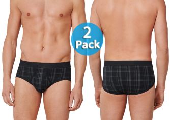 2-Pack Men's Sports Brief Fine Rib Schiesser Original Classics