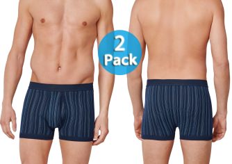 2-Pack Men's Long Brief Fine Rib Schiesser Original Classics - dark blue