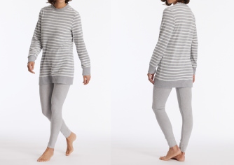 Ladies pajamas long with leggings SCHIESSER Casual Essentials