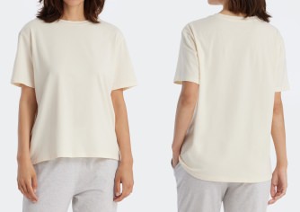 Ladies T-Shirt SCHIESSER Mix & Relax - cream